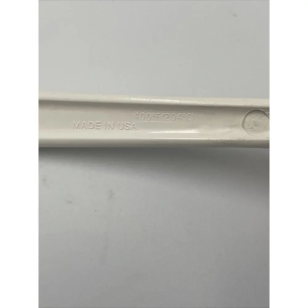 Ultratemp Soup Ladle Nylon White High Temp Plastic Retro Vintage 80s 90s #2109